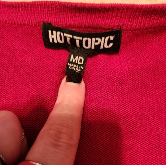 Red Sparrow Tattoo Cardigan M/L - Picture 7 of 8